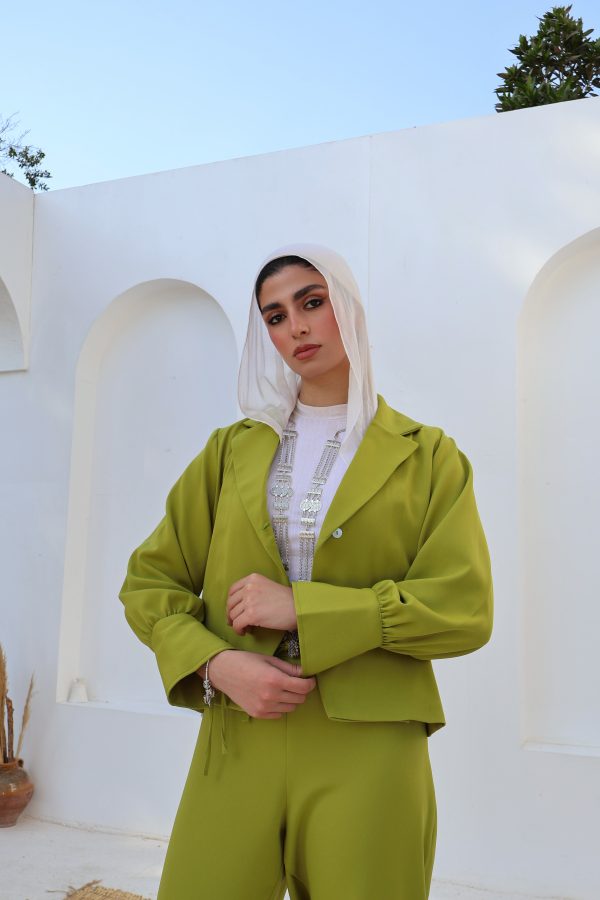 Rihana Set - In Lime Green - Image 2