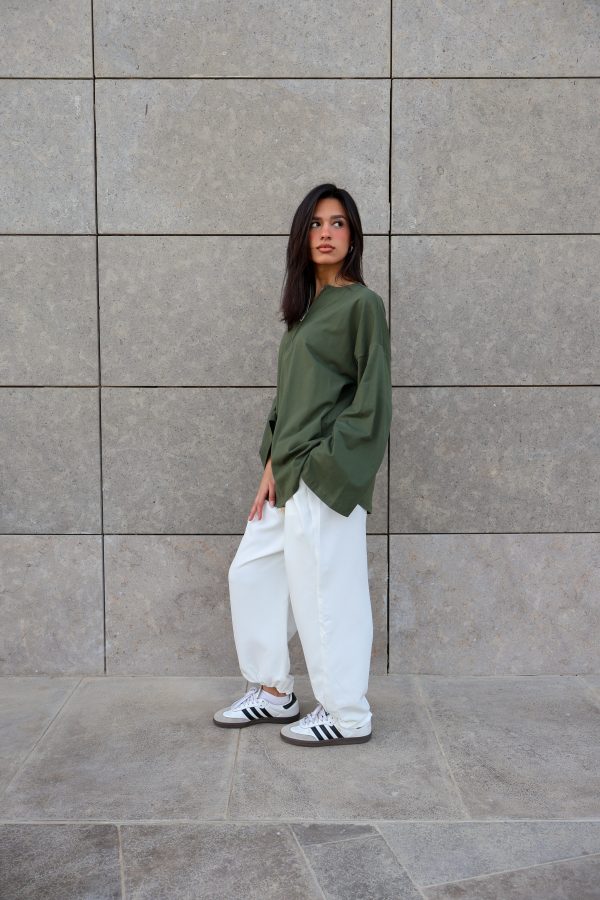Olive Basic Shirt - Image 2