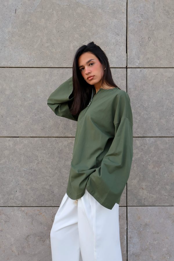 Olive Basic Shirt - Image 5