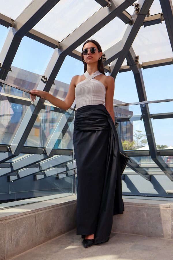 Ruffles Skirt in Black - Image 3