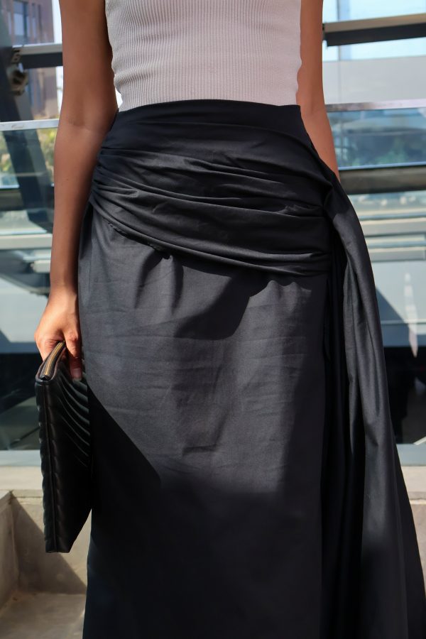 Ruffles Skirt in Black - Image 2