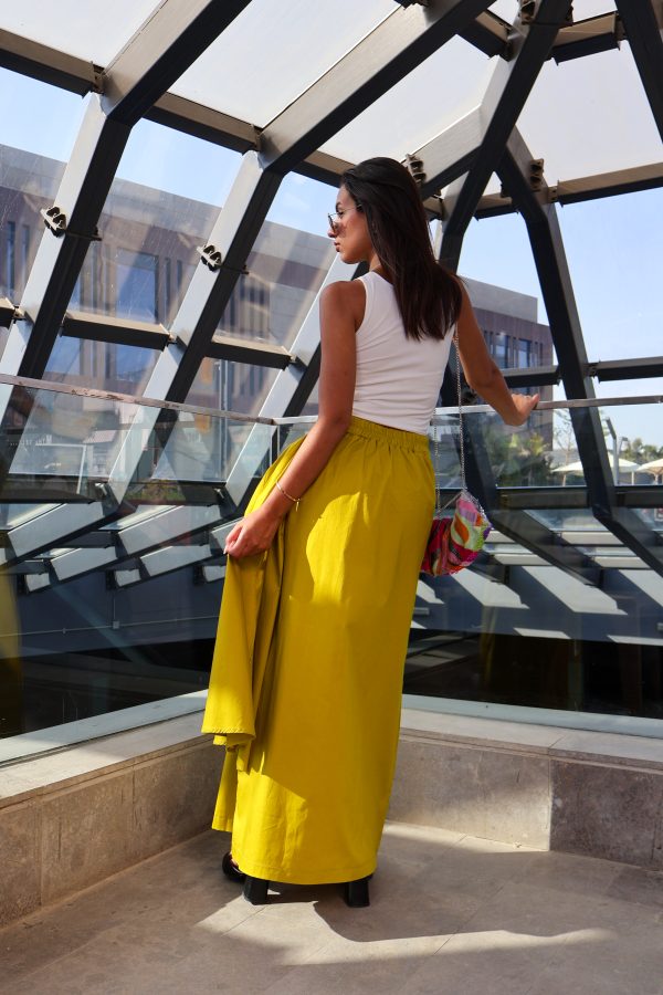 Ruffles Skirt in Lime - Image 5