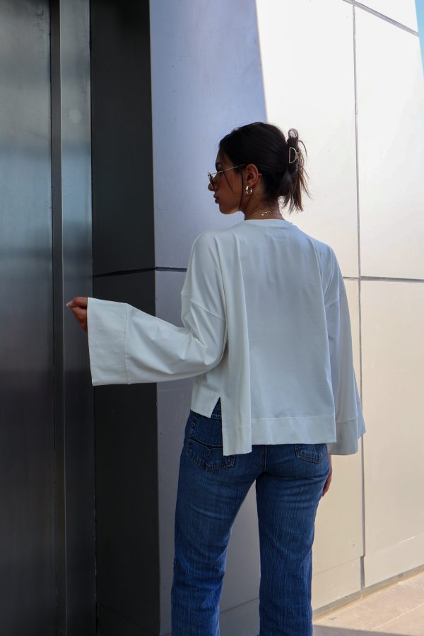 Cropped Basic in White