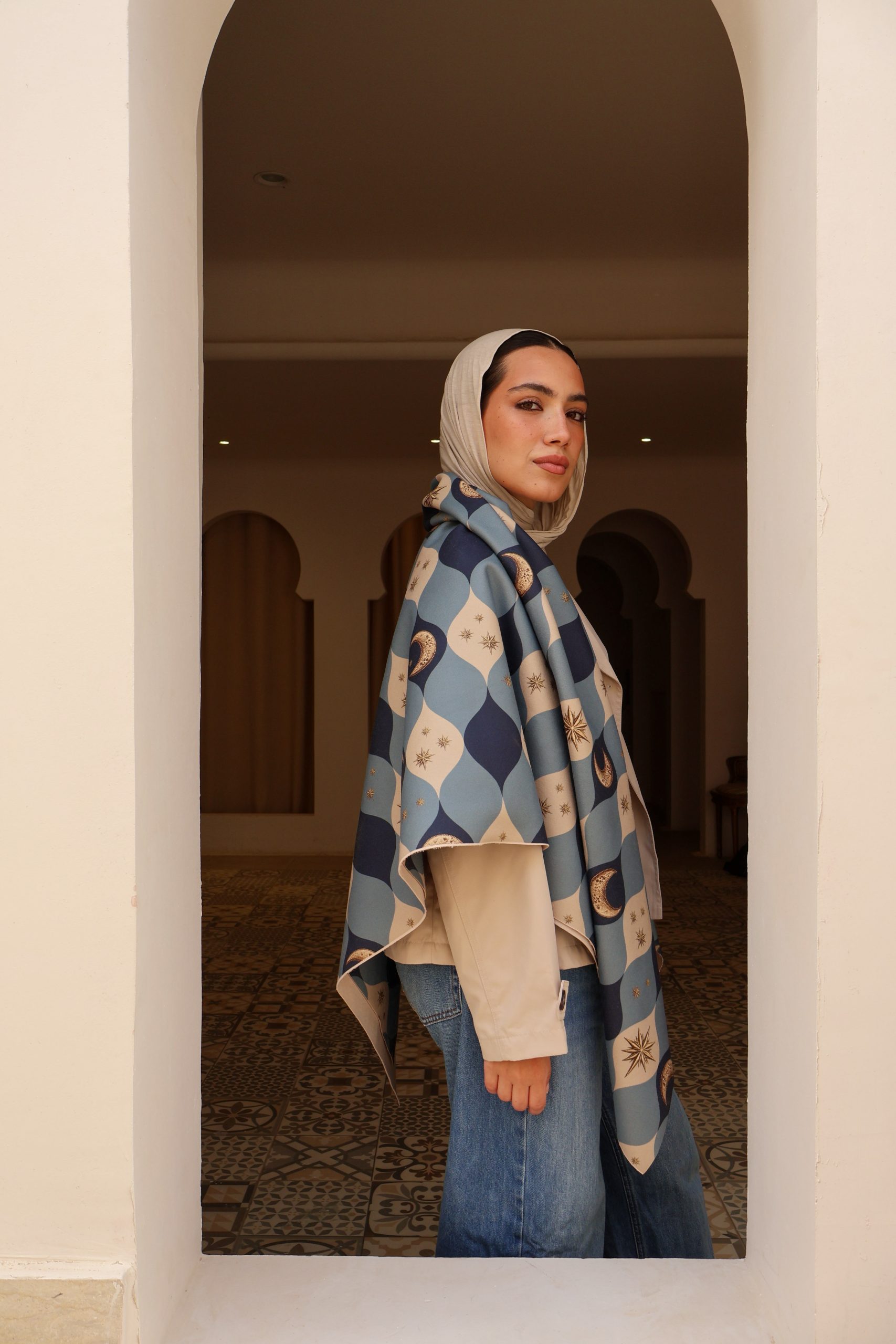 Najma Squared Scarf - Image 5