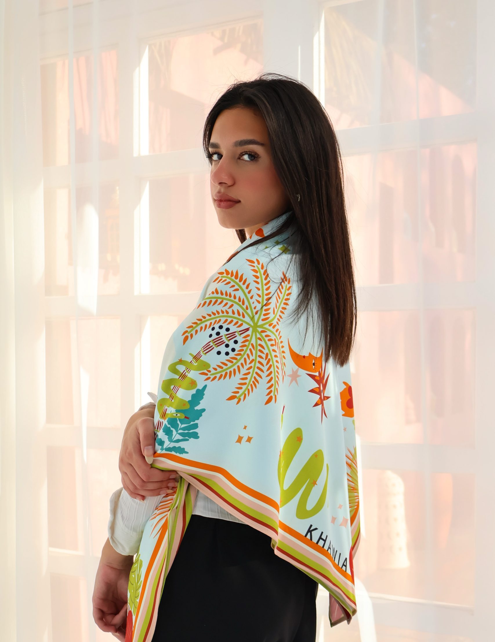 Palm Tree Summer Scarf