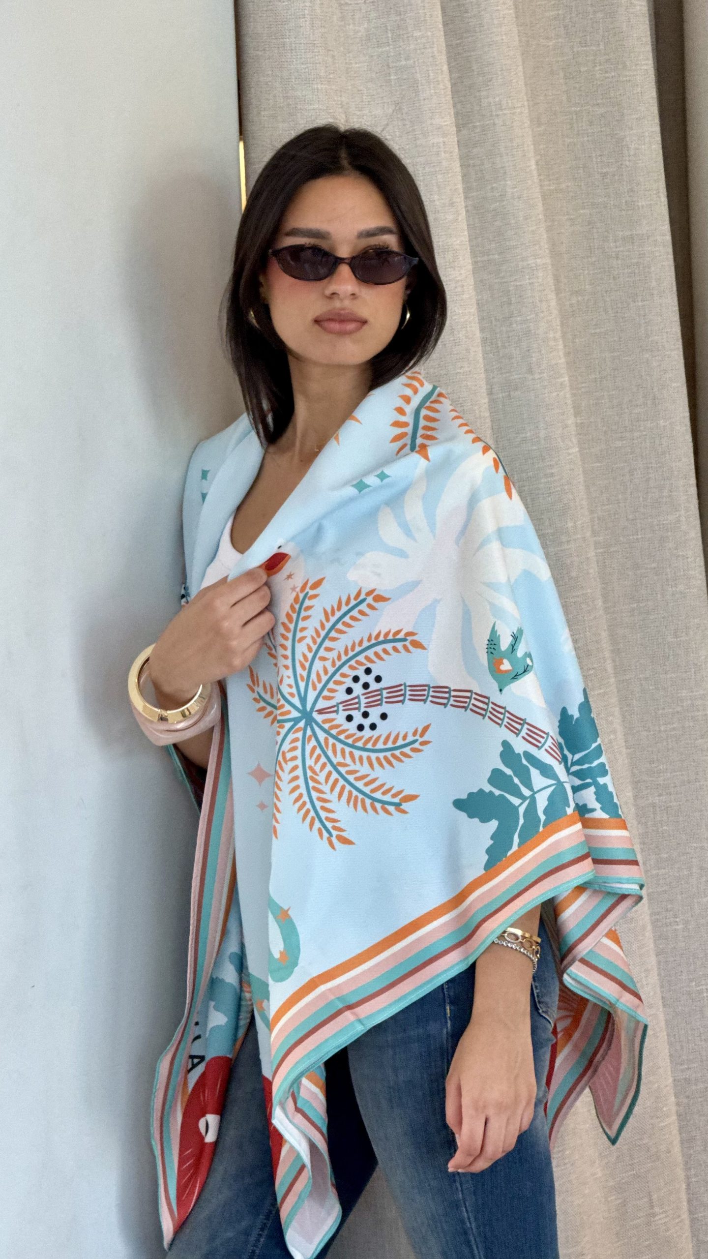 Palm Tree Summer Scarf - Image 10
