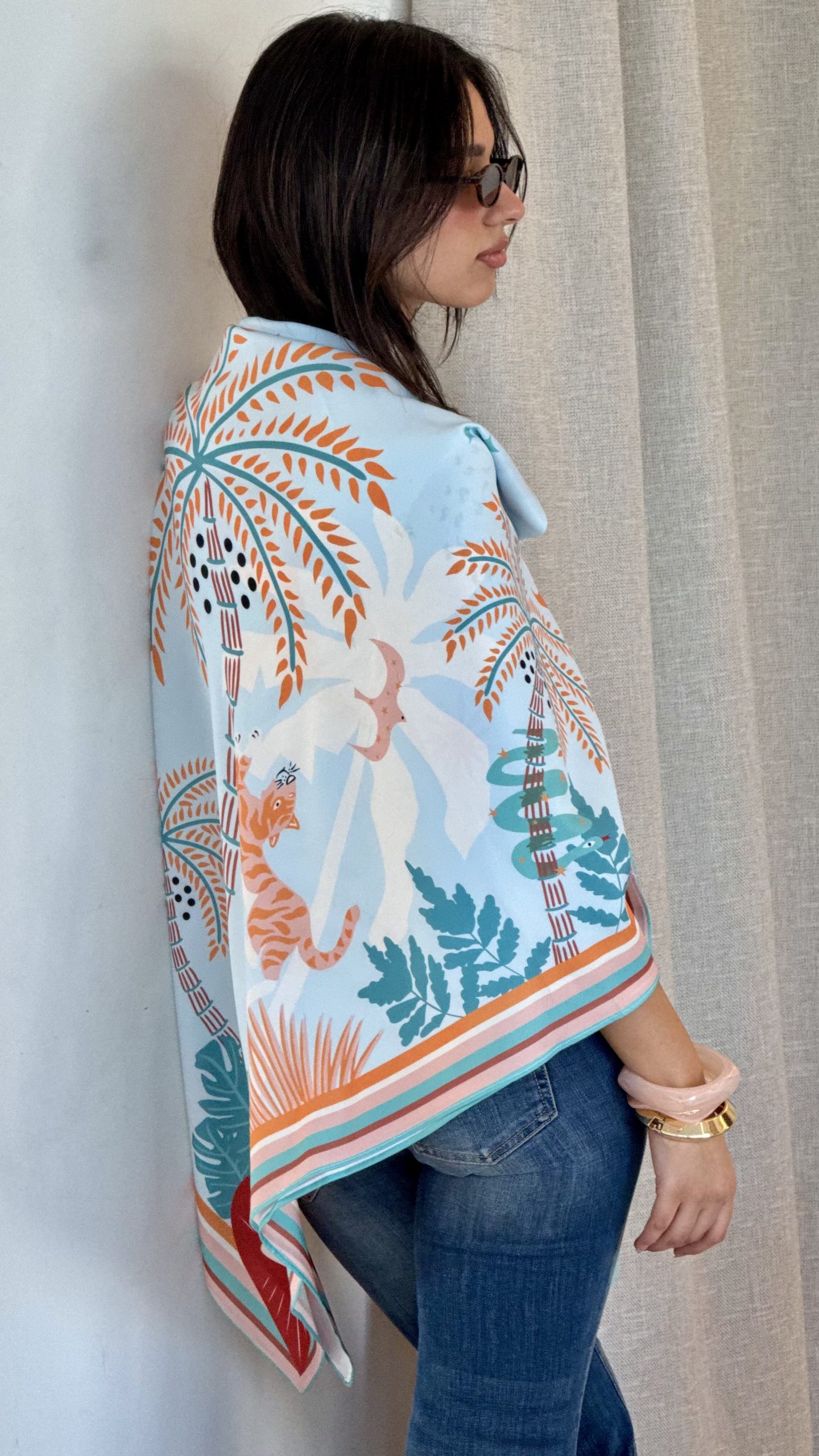 Palm Tree Summer Scarf - Image 11