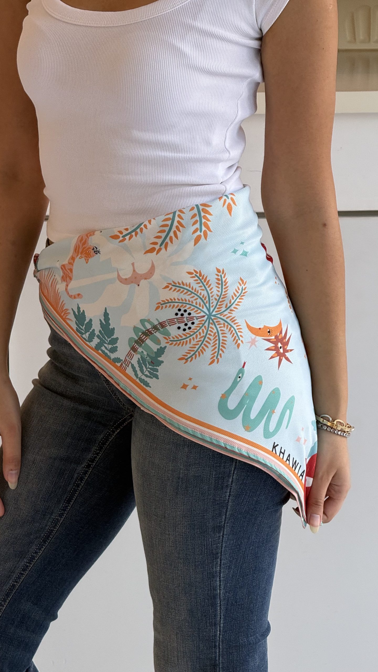 Palm Tree Summer Scarf - Image 8